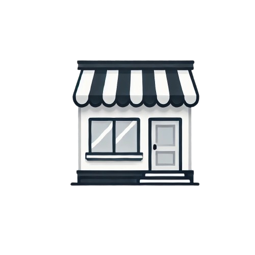 dalle2025 07 2313.10.32 acleanminimalisticiconofagenericstorefront.thestorefrontfeaturesastripedawninglargefrontwindowsandacentereddoor.thedesignis ezgif.com webp to jpg converter removebg preview