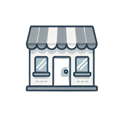 dalle2025 07 2313.11.01 asimpleflatdesigniconofagenericstorefront.thestorefrontincludesastripedawningfrontdisplaywindowsandacentereddoor.thestyleis ezgif.com webp to jpg converter removebg preview
