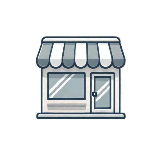dalle2025 07 2313.12.27 amodernflat styleiconofagenericstorefront.thestorefronthasastripedawninglargefrontdisplaywindowsandacentereddoor.theiconis ezgif.com webp to jpg converter removebg preview